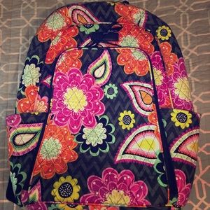 Vera Bradley Ziggy Zinnia Campus Backpack